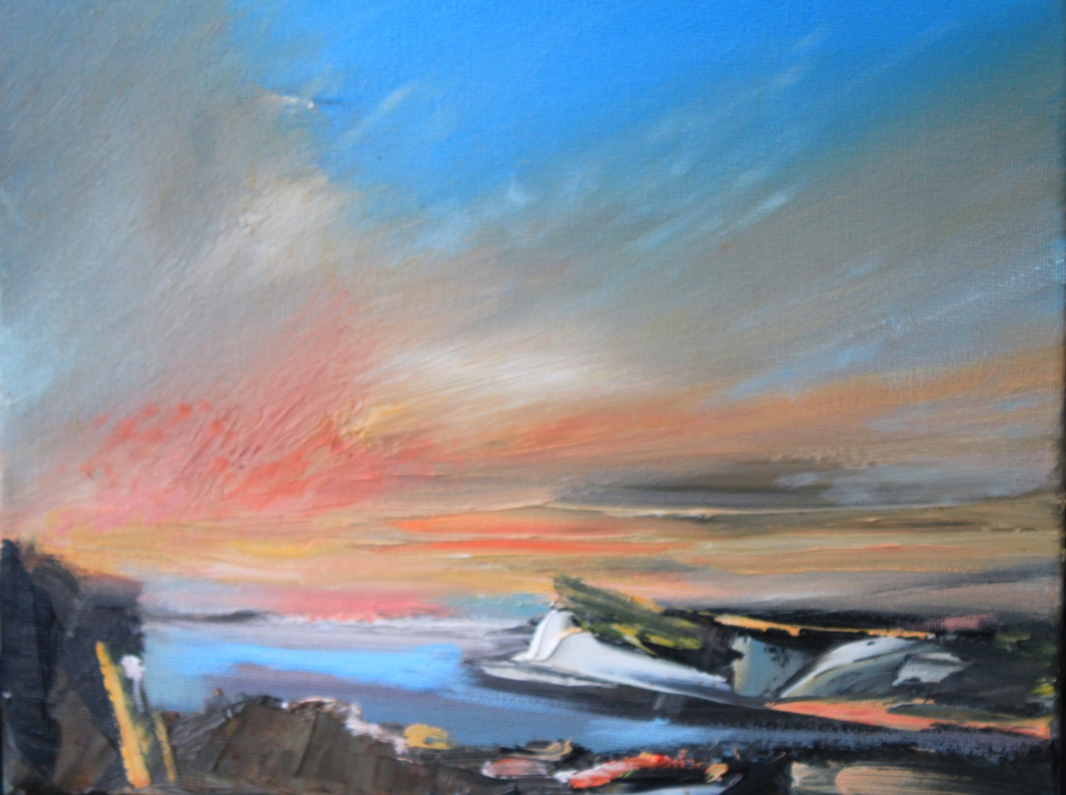 'Slow sunset ' by artist Rosanne Barr